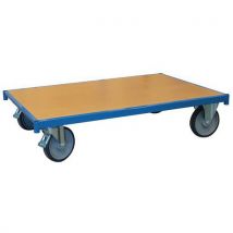 Fimm - Plataforma rodante de 1200x800 mm - capacidad 500 kg - azul