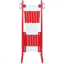 Crash Stop - Barrera extensible roja-blanca 4 m