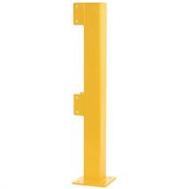 Crash Stop - Poste angular acero galvaniz ext 1 m para barrera seguridad