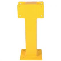 Crash Stop - Poste central acero galvaniz ext 1 m para barrera seguridad