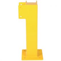 Crash Stop - Poste extremo acero galvaniz ext 1 m para barrera seguridad