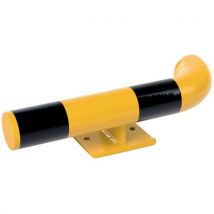 Crash Stop - Tope de pared acero galvanizado esquina 90° ext. Dcha ø76 mm l:500 mm