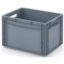 Lote de 5 - Caja De Paredes Y Fondo Macizos - Gris - 25 L