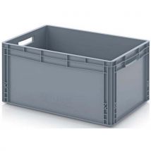 Lote de 5 - Caja De Paredes Y Fondo Macizos - Gris - 60 L