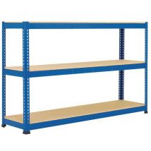 Manutan - Estantería manutan rapid 1 1980x2440x610 3 baldas aglo azul