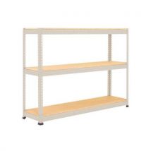 Manutan - Estantería manutan rapid 1 1980x1830x610 3 baldas aglo gris