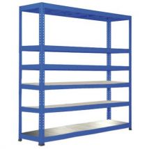 Manutan - Estantería archiv rapid 1 1980x1830x455 6 baldas metal azul