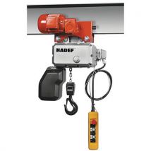 Hadef - Polipasto eléctrico de 2 ramales con carro eléctrico - elevación 3 m - 2000 kg