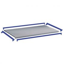 Manutan Expert - Nivel adicional metal liso azul epoxy 915 x 610 rapid 2