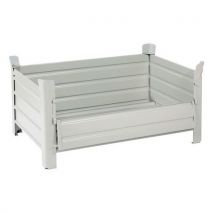 MDM - Caja palé acero abatible 4 patas 835x1235x600 mm 1 t