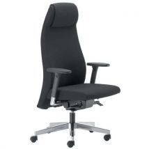 Sokoa - Silla de oficina ergonómica para uso continuo tejido negro