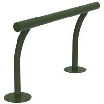 Abri Plus - Asiento de pie fijado al suelo verde pino