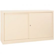 Manutan - Armario de puerta corredera dim. 180 x 105 beis