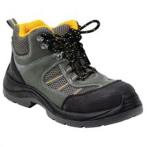 Manutan - Zapatos altos s1p src 41 verde/gris