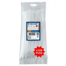 Velamp - Abrazaderas de fijac. De nailon blanco - 36x200 - 100 uds.