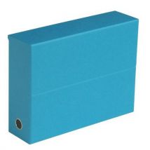 Elba - Caja clasificadora de cartón - ancho reverso 9 cm azul claro
