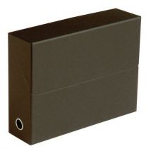 Elba - Caja clasificadora de cartón - ancho del reverso 9 cm negra