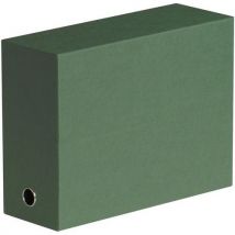 Elba - Caja clasificadora de cartón - ancho del reverso 12 cm verde