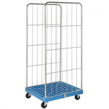 Italiana Contenitori - Roll-contenedor - base de plástico - 2 adrales - 1800 mm - 400 kg