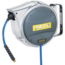 Zeca - Enrollador de aire comprimido y agua flexible 10 m mat.: aluminio