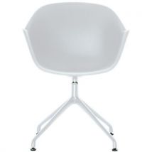 Paperflow - Sillas moon pata negra asiento blanco