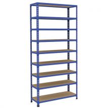 Manutan Expert - Estantería de archivos rapid 2 1980x915x305 9 baldas azul