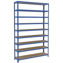 Manutan - Estantería de archivos rapid 2 1980x1220x305 9 baldas azul