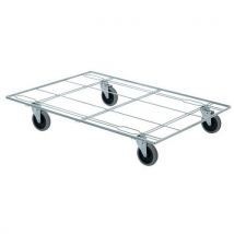 Ergobjorn - Plataforma rodante de alambre de acero para cajas norma europa - 800 x 600 mm - 200 kg