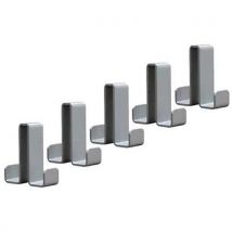 Kerkmann - Juego de colgadores montana n° colg:5 col:plata