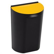 Manade - Papelera tribu con tapa amarilla - 9 l - manade
