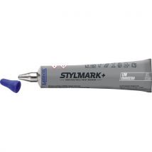 Markal - Tubo marcador de bola para acero inoxidable - azul