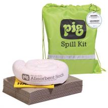 Pig - Kit absorbant portable compacte 12l hy drocarbures