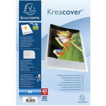 Exacompta - Protegedocumentos kreacover 40 vistas - a4. Incoloro