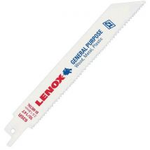 Lenox - Hoja de sierra de sable bimetálica powerblast - polivalente 810r x 5