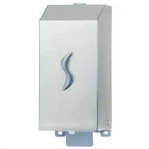 Medial - Dispensador de jabón líquido de acero inox. Pulido 12 l