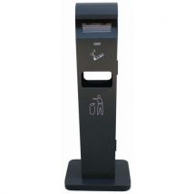 Probbax - Papelera con cenicero 8 l y 2 l