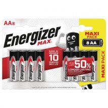 Energizer - Pilas max aa - lote de 8 - energizer
