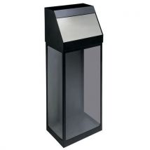 Medial - Papelera push transparente 50 l