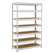 Manutan Expert - Estantería de archivos rapid 1 2440x1525x610 7 baldas galv.