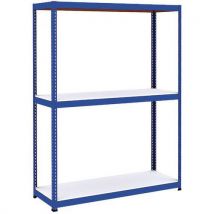 Manutan Expert - Estantería manutan rapid 1 1980x1830x610 3 baldas azul mel.