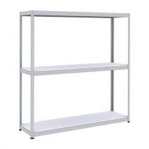 Manutan - Estantería manutan rapid 1 2440x2440x610 3 baldas galvanizado mel.