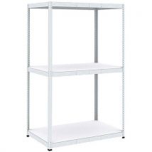 Manutan - Estantería manutan rapid 1 1980x1525x915 3 baldas galvanizado mel.