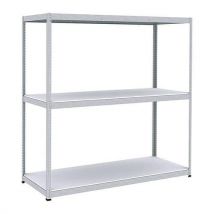 Manutan - Estantería manutan rapid 1 1980x2440x915 3 baldas galvanizado mel.