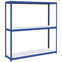 Manutan Expert - Estantería manutan rapid 1 1980x2440x610 3 baldas azul mel.