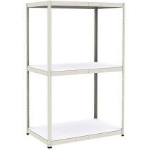 Manutan - Estantería rapid 1 manutan 2440x1525x915 3 baldas gris mel.