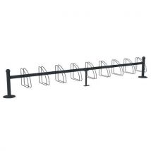 Abri Plus - Aparcabicicletas déco 9p pintura gris antracita