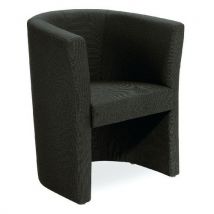 Linea Fabbrica - Sillón pio 1 plaza - tela negra - linea fabbrica