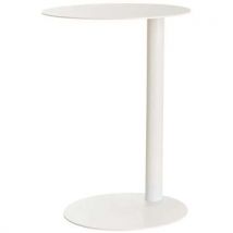 Meet By Paperflow - Mesa auxiliar easy desk ø 40 cm blanca - paperflow