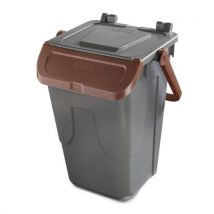 Mobil Plastic - Papelera de recicl. De plást. Marrón - 35 l - mobil plastic