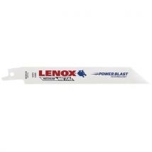 Lenox - Hoja de sierra de sable bimetálica powerblast para metal 614r x 5